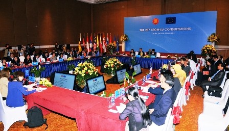Hội nghị Tham vấn Quan chức Kinh tế cấp cao ASEAN-EU  - ảnh 1